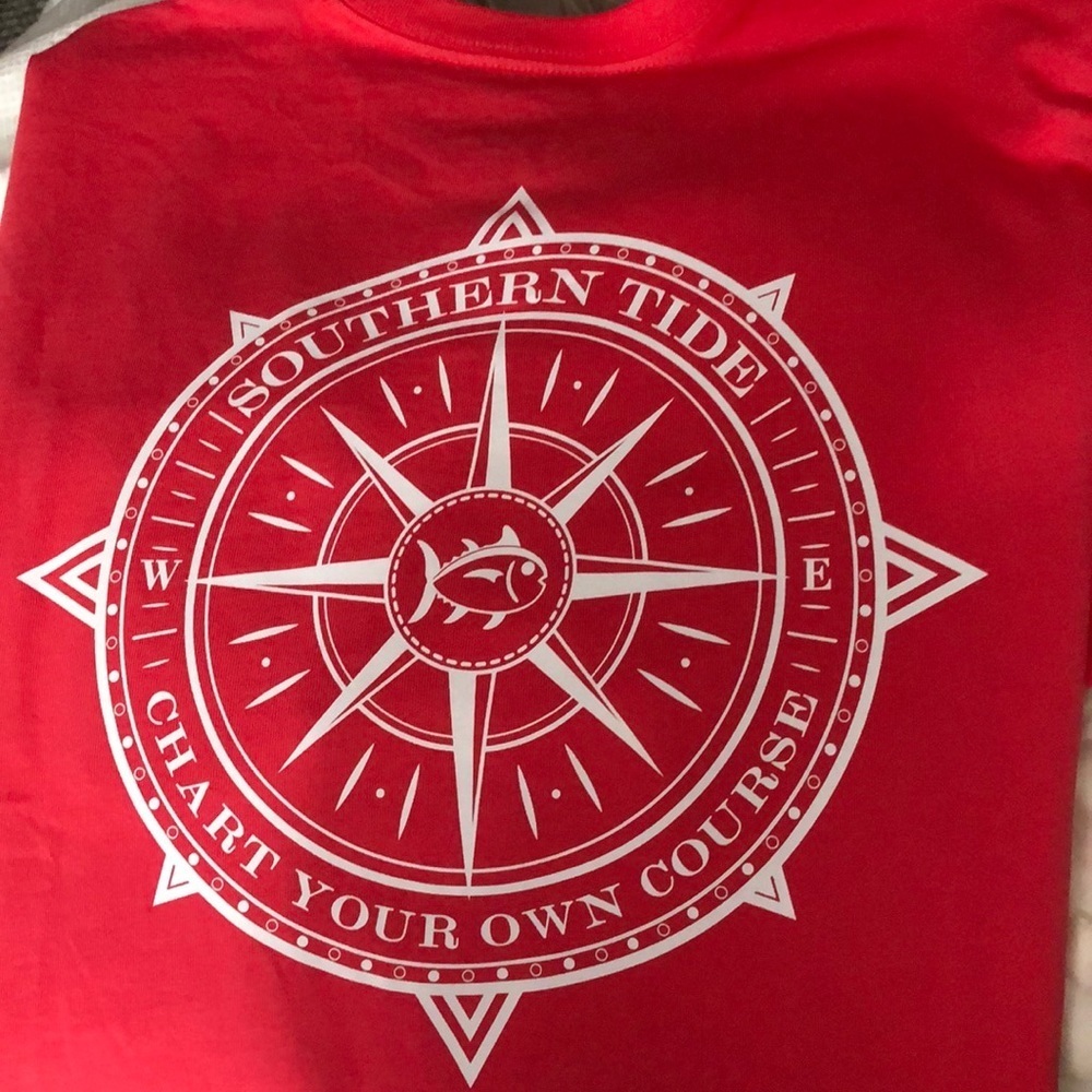 SOUTHERN TIDE TEE Short sleeve in Coral NWT sz Various - Picture 2 of 4